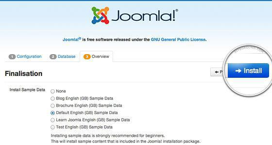 установка joomla 3 на локальный сервер denwer 
