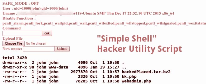 hacker shell