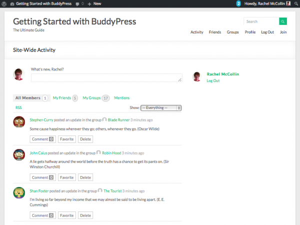buddypress-site-with-test-data