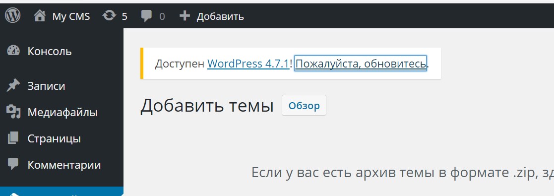 20 пробуем решить проблему обновлением вордпресс