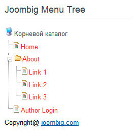 Вертикальное меню для joomla 3