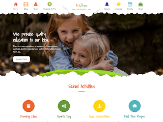 Kids Education образовательная тема WordPress