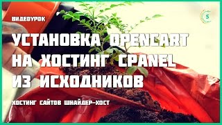 Установка Opencart на хостинг cPanel из исходников