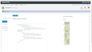 Calcbuilder for Joomla. Customizing input form.