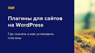 Плагины для сайта на wordpress. Урок 6