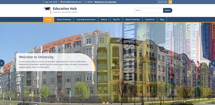 тема wordpress education hub
