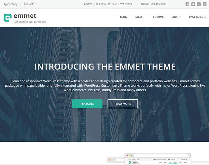 тема wordpress emmet