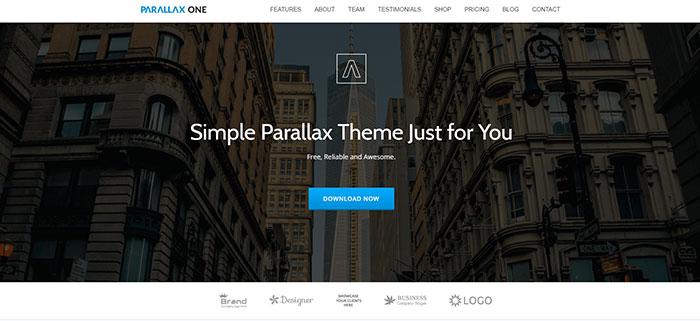 тема wordpress parallax one