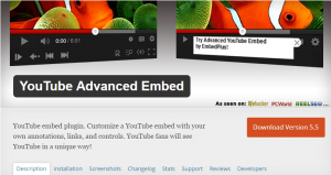 YouTube Advanced Embed