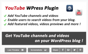 YouTube Videos for WordPress