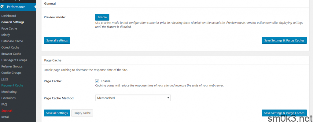 wordpress-memcached