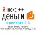 Visa, Mastercard, Я.Деньги для 2.3