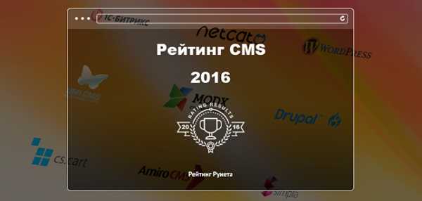 Рейтинг cms 2016