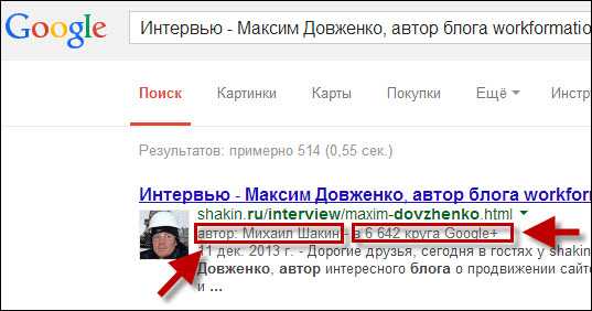 Влияние google plus на ранжирование